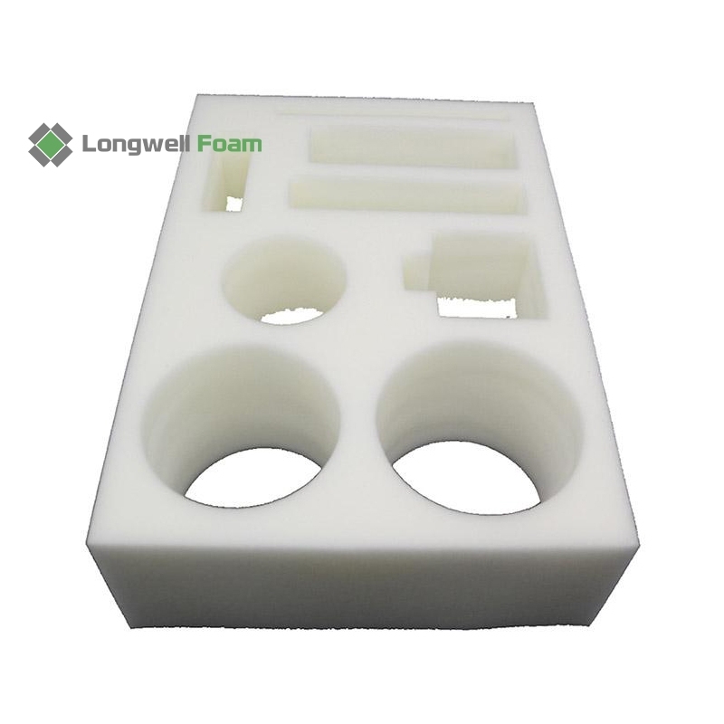 Packing sponge for fragile inlay customized size packaging foam