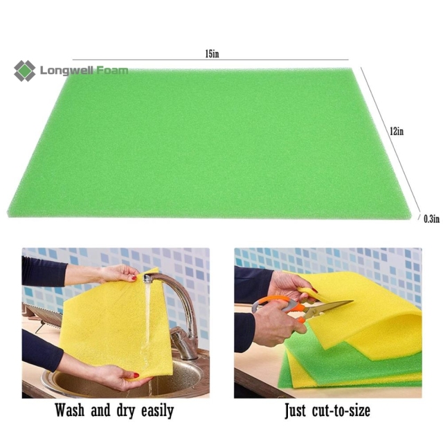 Amazon Hot Sale Washable and Cuttable Sponge Refrigerator Mat