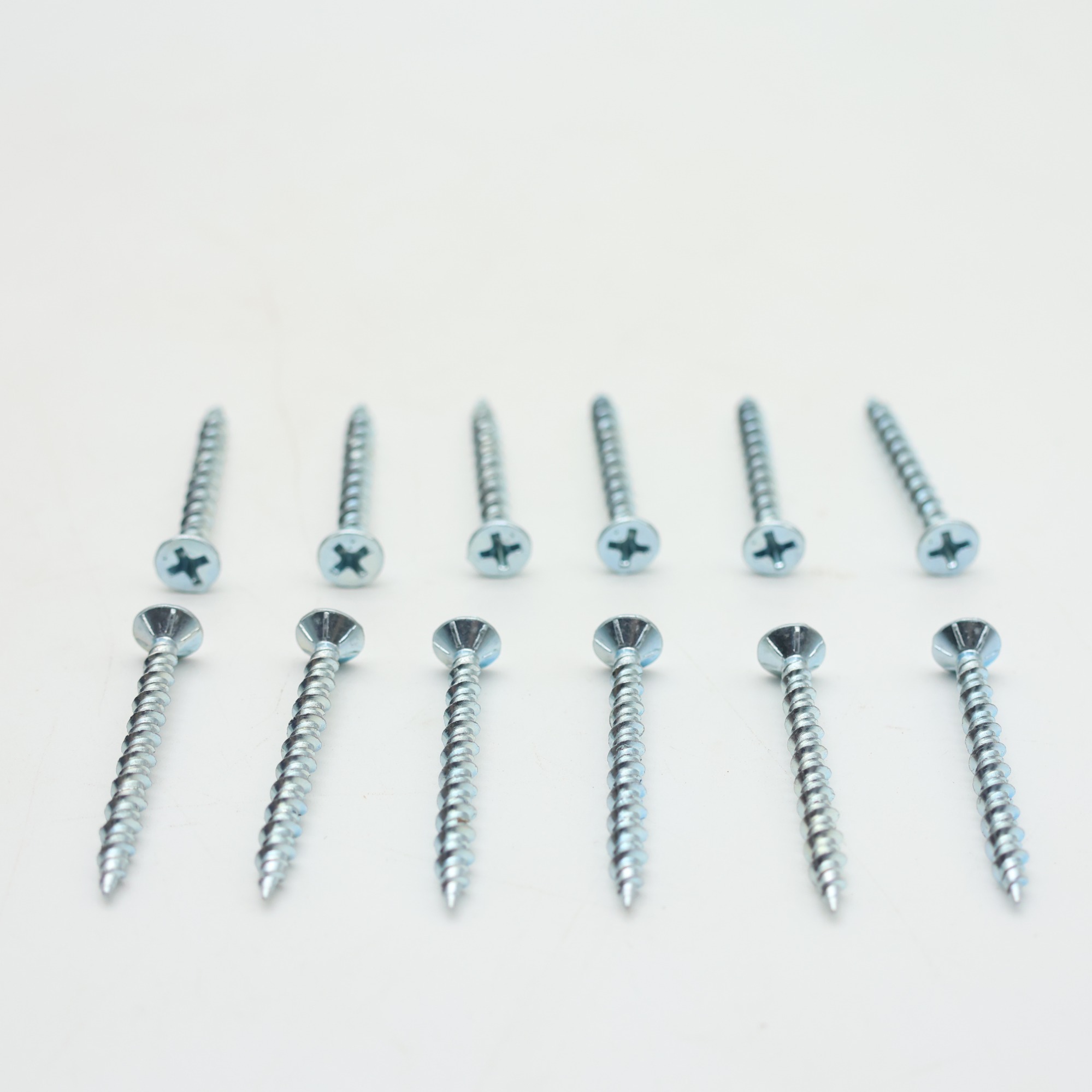 high-low thread screw with 6 nibs