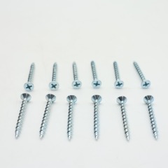 high-low thread screw with 6 nibs