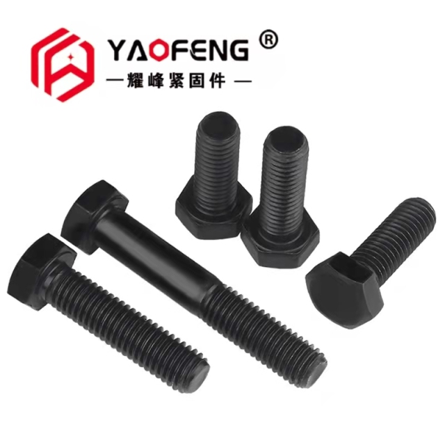 DIN933 Hex bolt black