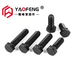 DIN933 Hex bolt black