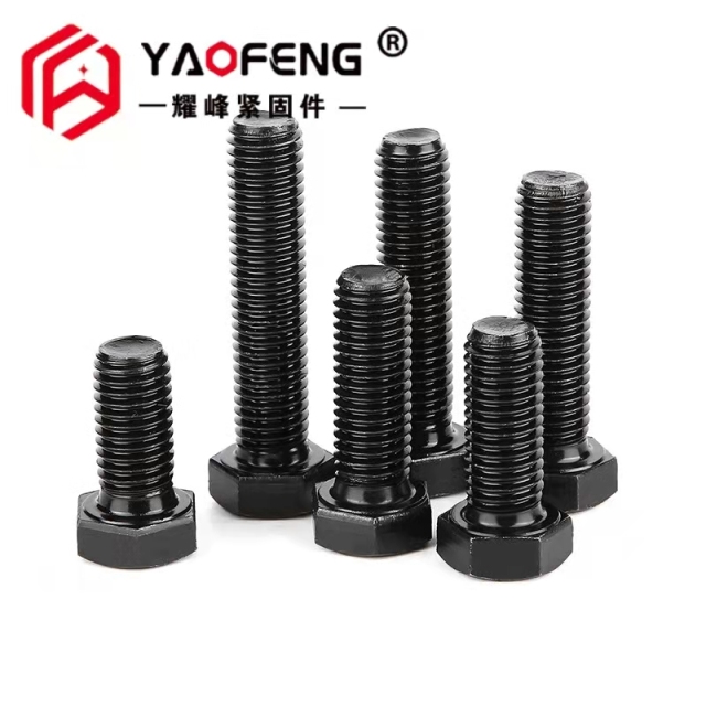 DIN933 Hex bolt black