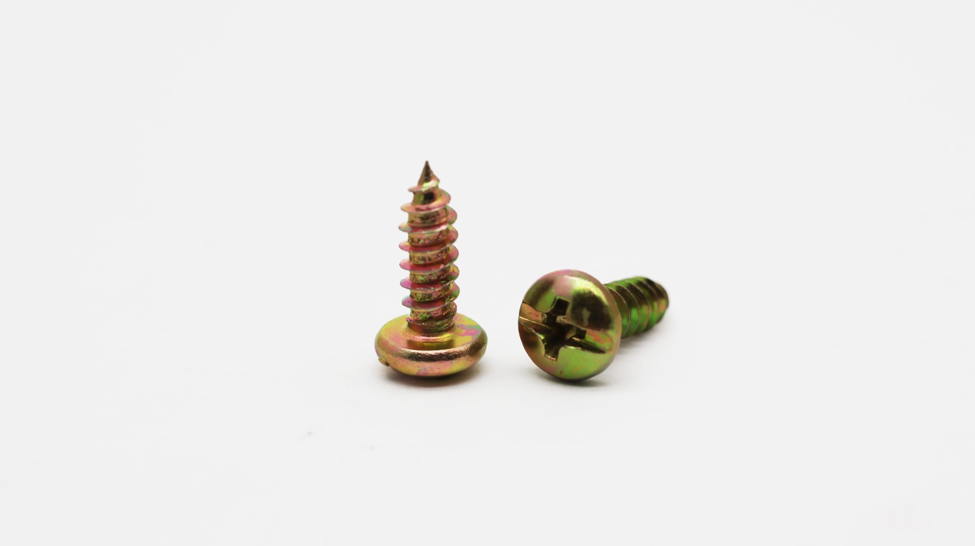 Phillips+slotted pan head self tapping screw