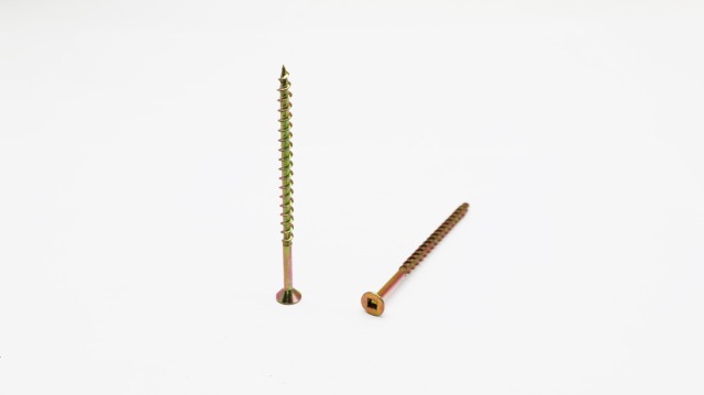 Square drive CSK head self tapping screw