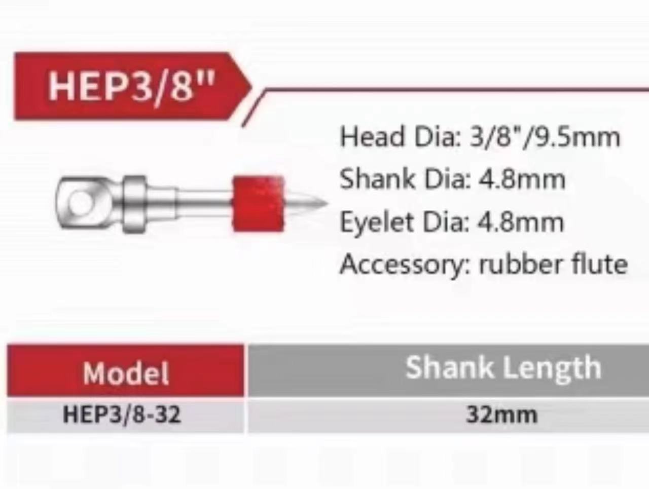 Perforated shooting nail