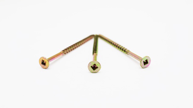 Square drive CSK head self tapping screw