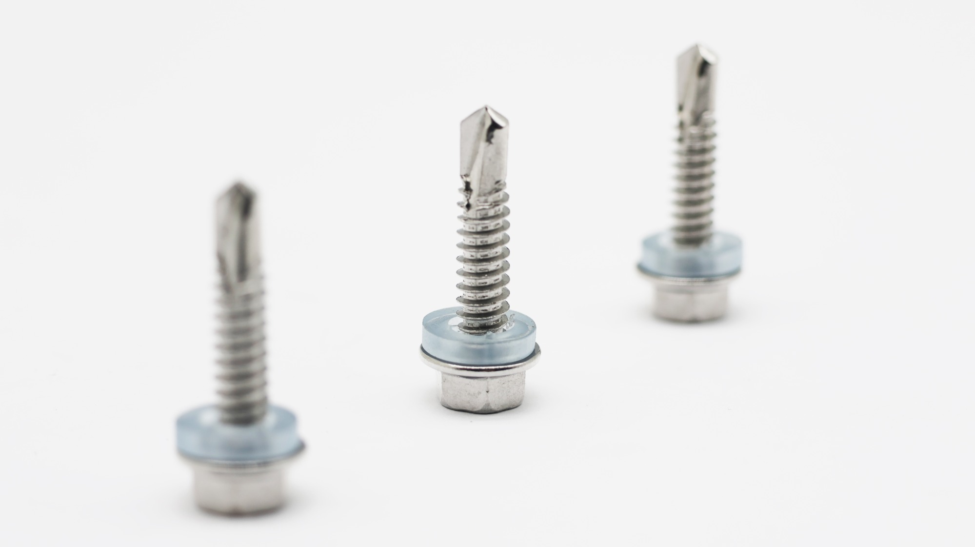 Stainless steel hex head self drilling screw