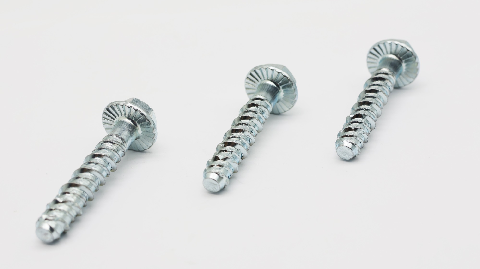 Hex flange head self-cutting concrete screw zp