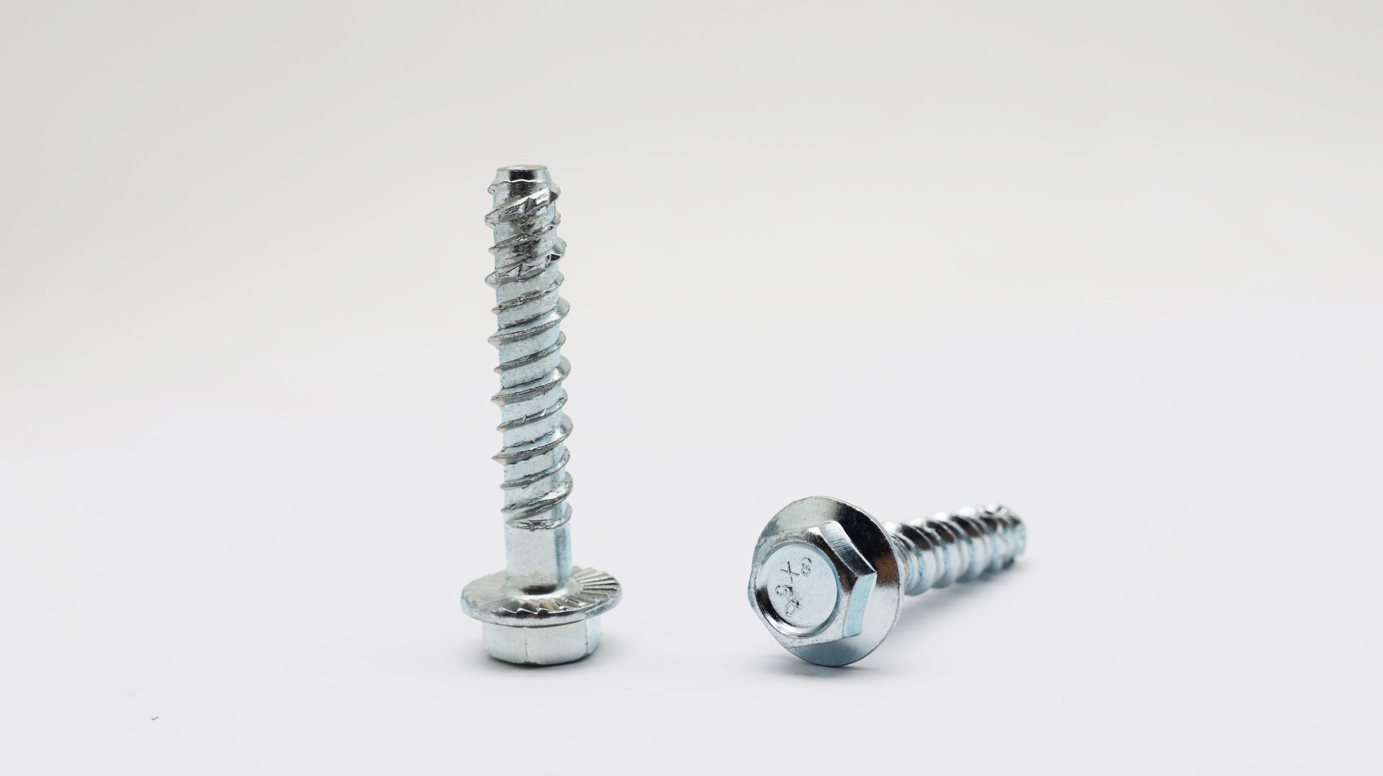 Hex flange head self-cutting concrete screw zp