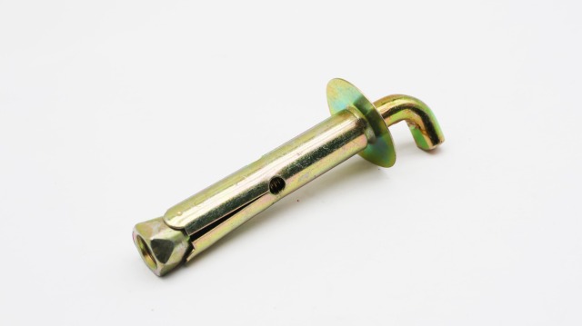 Water heater expansion bolt with hook