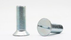 Slotted CSK head screw