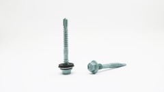 Double threaded hex head SDS with EPDM RUSPERT