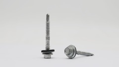 Double threaded hex head SDS with EPDM RUSPERT