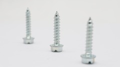 Slotted hex head self tapping screw