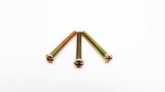 برغي آلة ذو رأس مقلاة مع فتحة