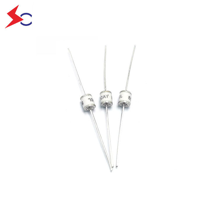 Socay 2-Electrode 75V Gas Discharge Tube (GDT)  SC2E5-75LL  Axial Leaded GDT Arrester