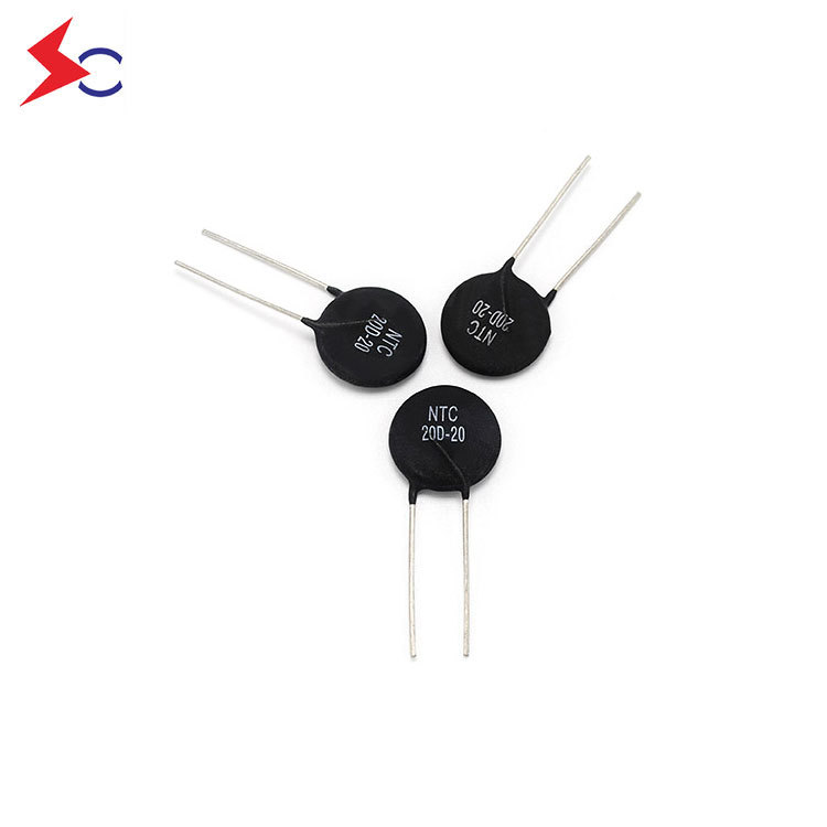 Socay φ20mm NTC Thermistor MF72-SCN3D-20 24 mW/℃ Dissipation Factor Suitable for LED Driver Circuit