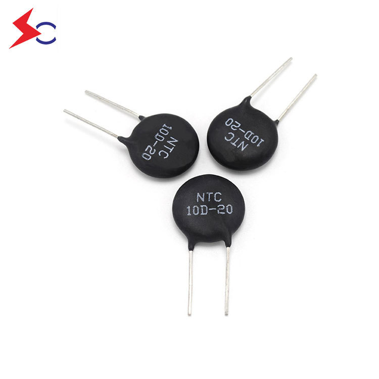 Socay φ20mm NTC Thermistor MF72-SCN3D-20 24 mW/℃ Dissipation Factor Suitable for LED Driver Circuit