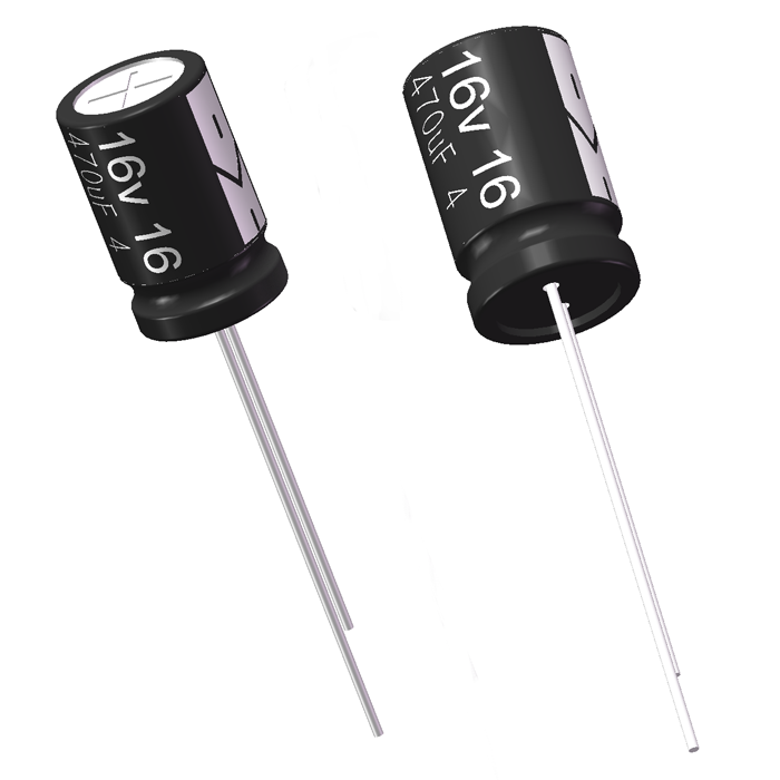 Original Factory Supply 16V 470μF 8x12mm Size Radial Electrolytic Capacitor