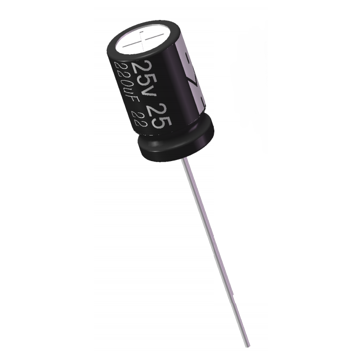 Chinese Plug-in Electrolytic Capacitor 16V 470μF 8x12mm Size Radial Electrolytic Capacitor