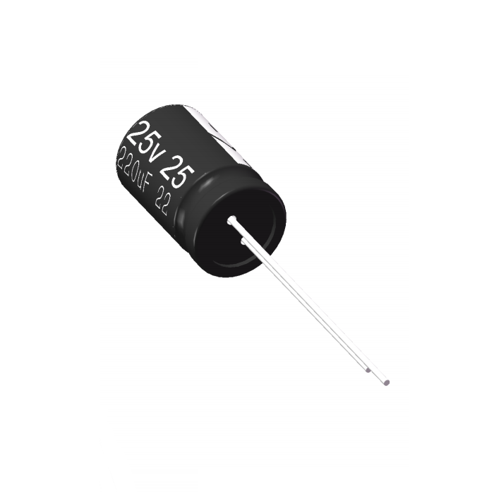 Chinese Plug-in Electrolytic Capacitor 16V 470μF 8x12mm Size Radial Electrolytic Capacitor