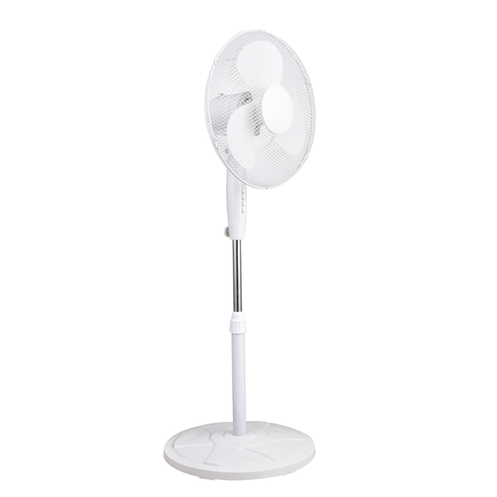 16-Inch Electric Stand Fan with Plastic Air Cooling Fan for Household Adjustable height Fan