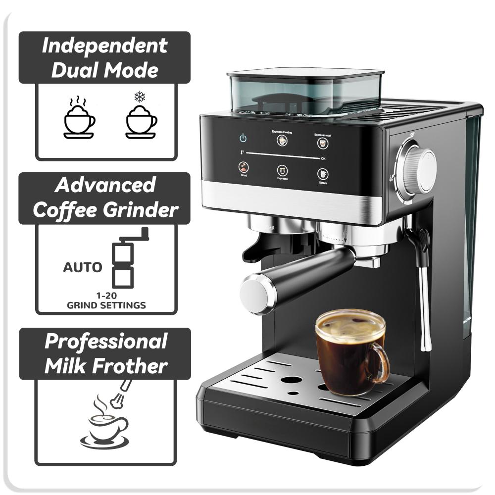 1.7L Multifunctional Professional Machine Making Cup Italian Espresso Multi Capsule Coffee Maker Machine for Office Use