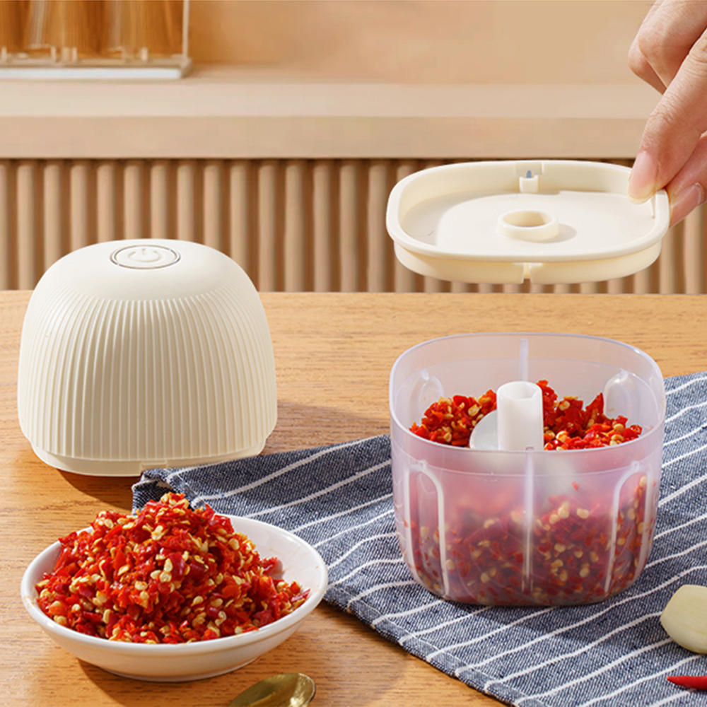 Handheld blender 30W Power Grinder with Stainless Steel Blade Kitchen Garlic Vegetable Food Processor Usb Mini Electric Food Chopper