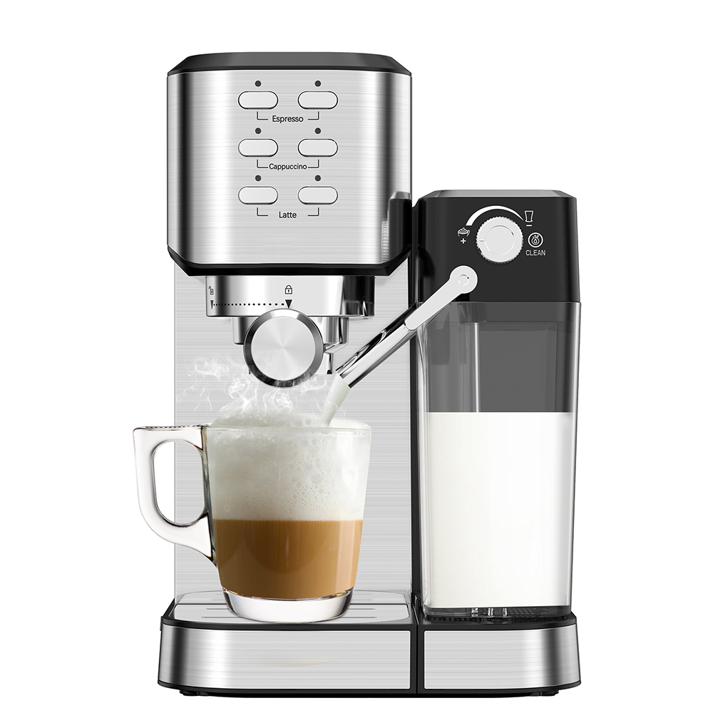 20bar Stainless Steel Touch Control Electronic Fancy Coffee Maker Luxurious and Classy Coffee Machine