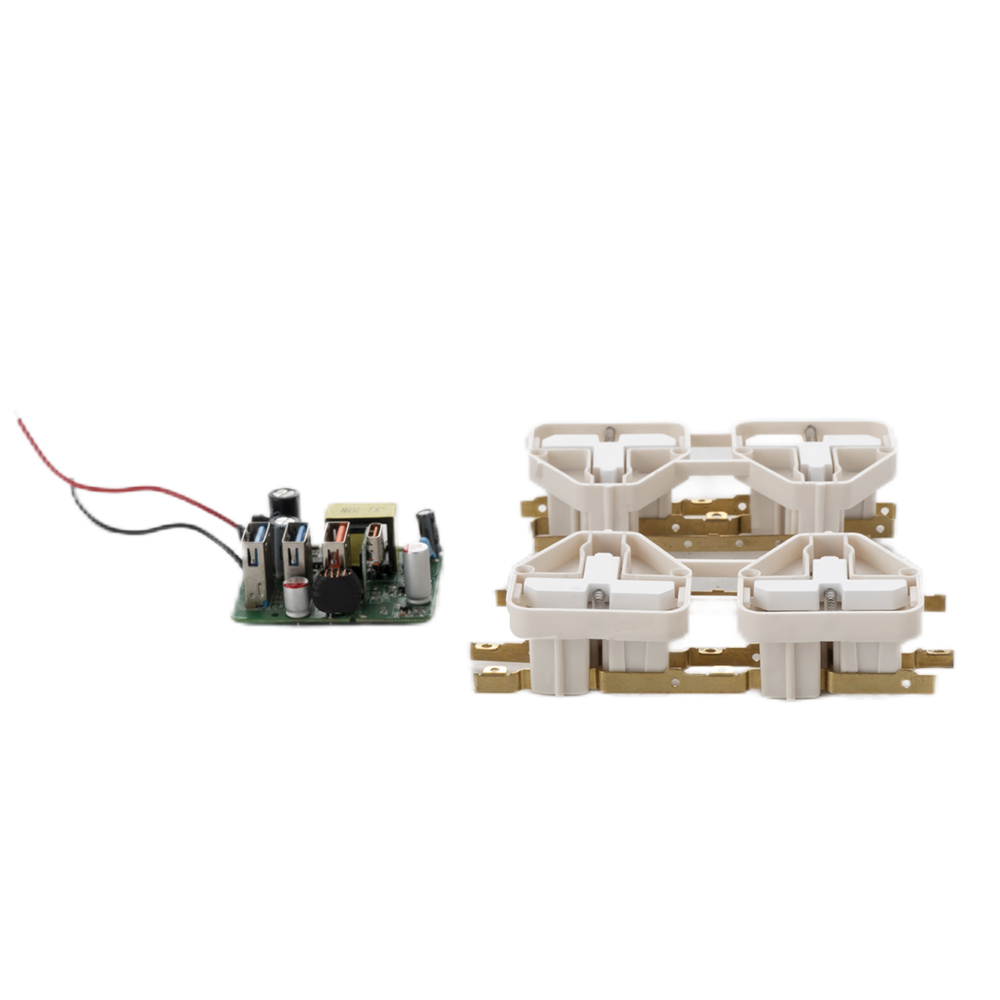 Hot sale Type Power Socket White 5 Outlet With 3 USB Extension Socket