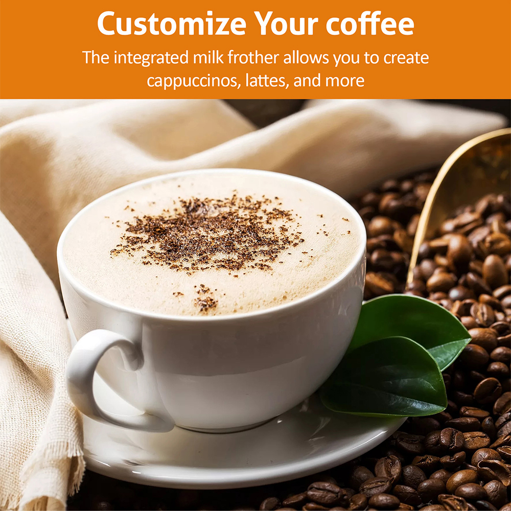 20bar Stainless Steel Touch Control Electronic Fancy Coffee Maker Luxurious and Classy Coffee Machine