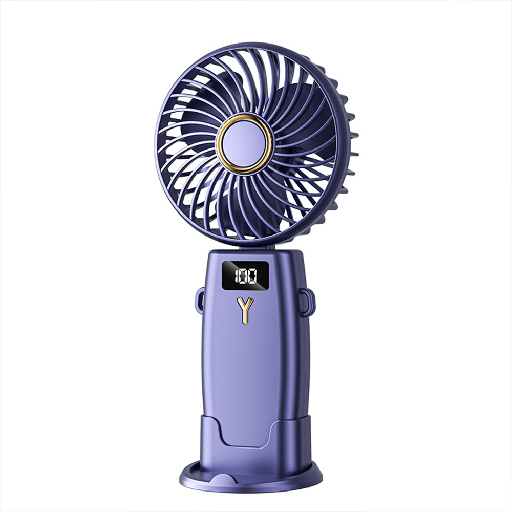 Small Fan Aromatherapy Small Electric Fan Mini Usb Digital Display Cute Cartoon Mini Fan