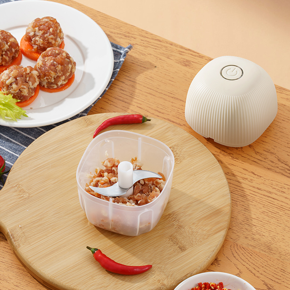 Handheld blender 30W Power Grinder with Stainless Steel Blade Kitchen Garlic Vegetable Food Processor Usb Mini Electric Food Chopper