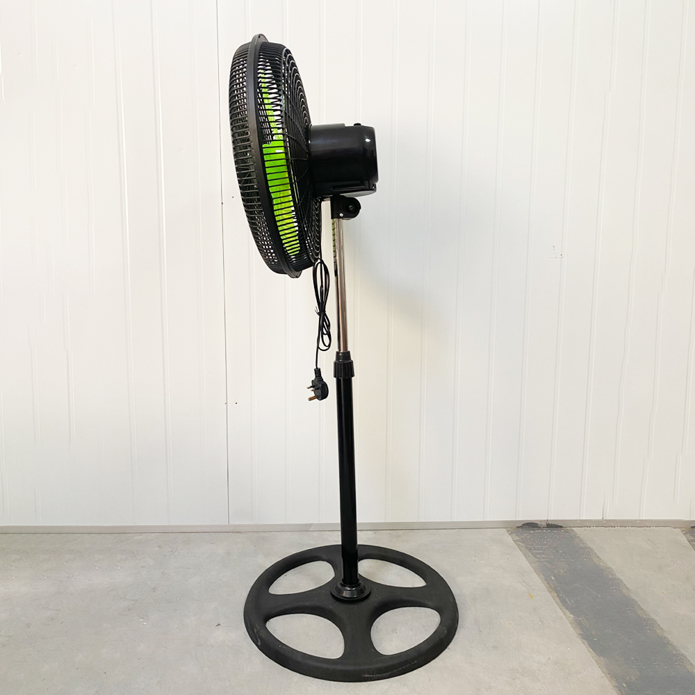 18-Inch Tower Floor Fan with Adjustable Height and Oscillation Function