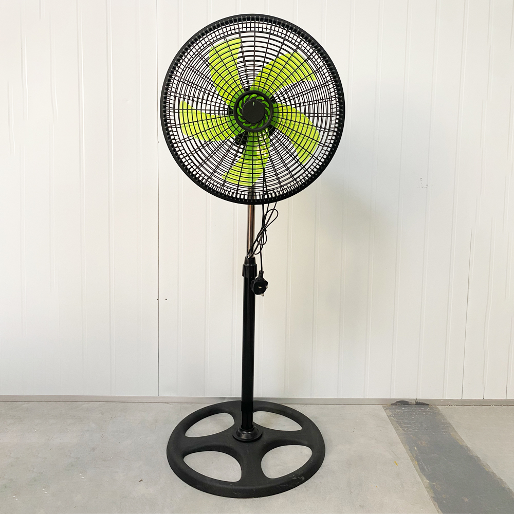 18-Inch Tower Floor Fan with Adjustable Height and Oscillation Function