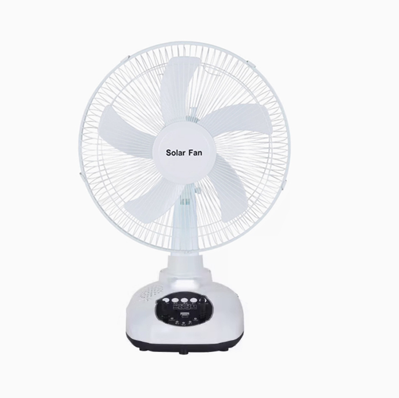 New energy storage solar fan with oscillation function and USB charger