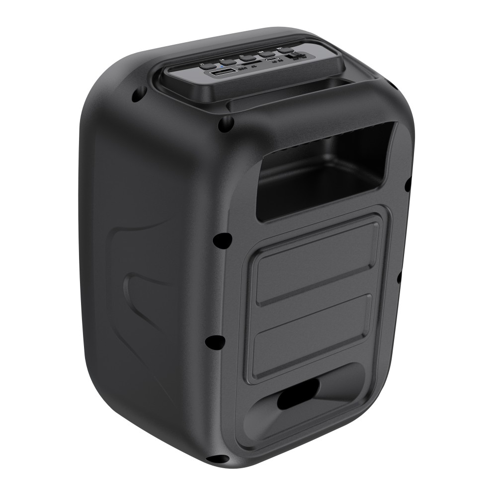 Stylish Portable Speaker with Colorful Gradient Lights – Bluetooth Connectivity