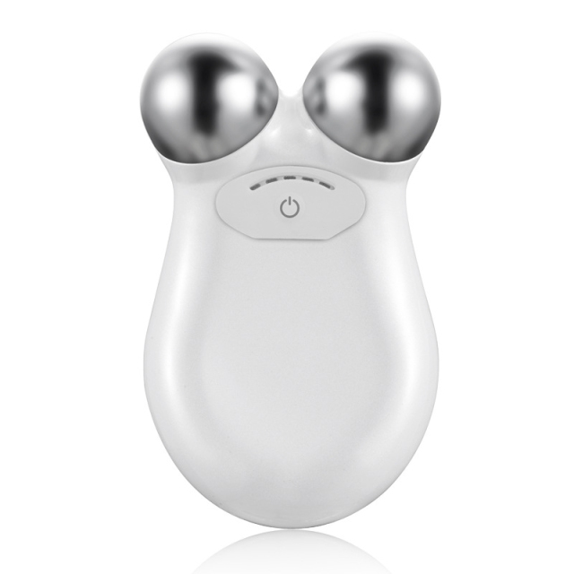 USB Mini Micro Current Massager 3D Roller V Face Lift Skin Rejuvenation Beauty Device