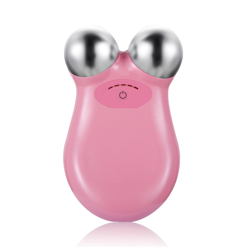 USB Mini Micro Current Massager 3D Roller V Face Lift Skin Rejuvenation Beauty Device