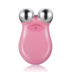 USB Mini Micro Current Massager 3D Roller V Face Lift Skin Rejuvenation Beauty Device