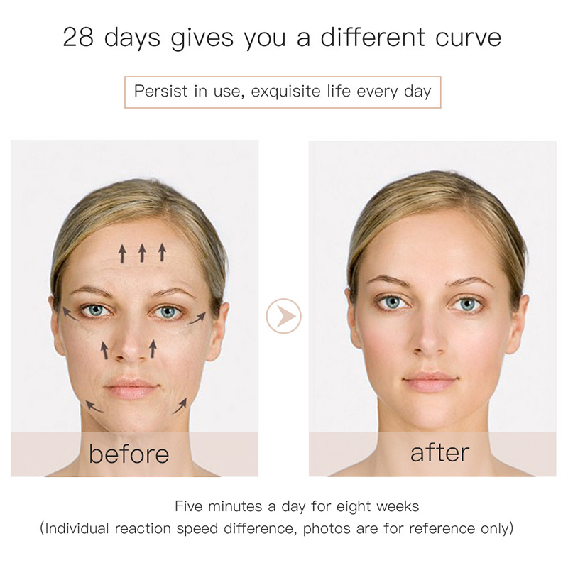 Micro Current Massager Household 3D Roller Face Trimmer V Face Lift Skin Beauty Device