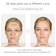 Micro Current Massager Household 3D Roller Face Trimmer V Face Lift Skin Beauty Device