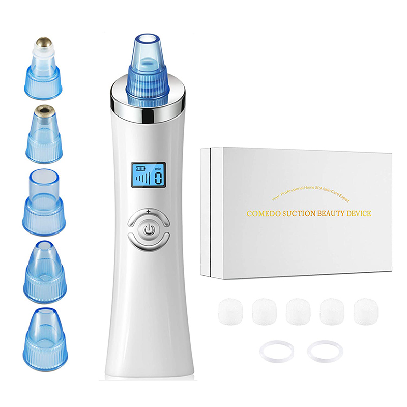 6 Head Pore Cleanser Electric Suction Vacuum Facial Comedo Acne Remover ...