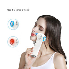 2021 New Home Use Rechargeable Hot And Cold Removal Acne Grease Facial Pore Cleaner Blackhead Skin Care Beauty Device