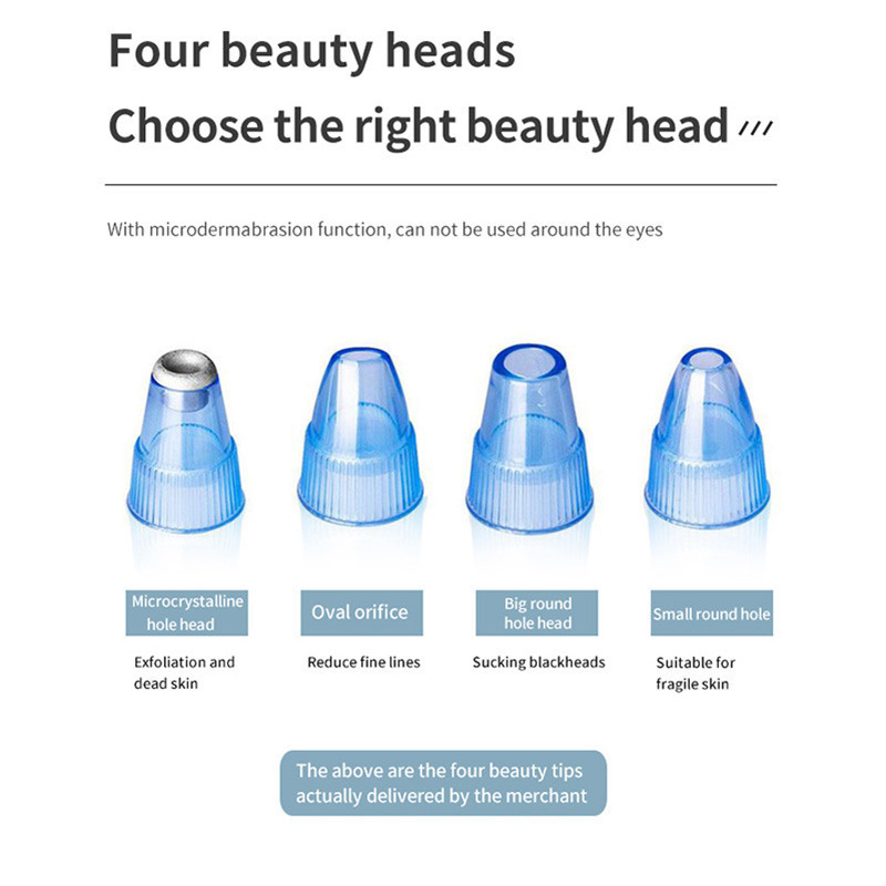 2021 New Home Use Rechargeable Hot And Cold Removal Acne Grease Facial Pore Cleaner Blackhead Skin Care Beauty Device