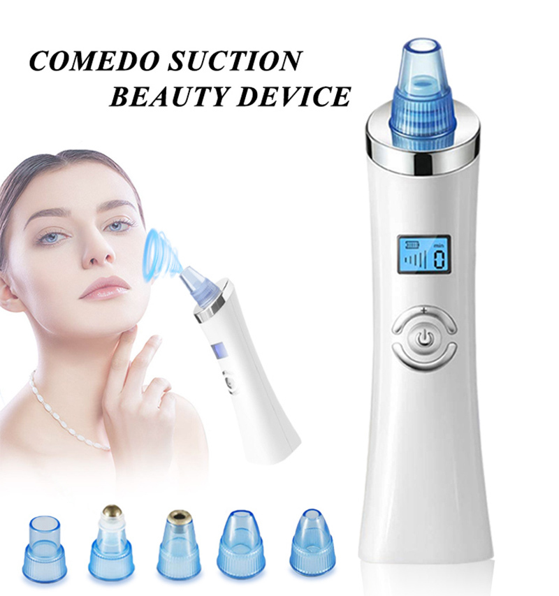 6 Head Pore Cleanser Electric Suction Vacuum Facial Comedo Acne Remover Extractor Tool kit Blackhead Remover Beauty Instrument