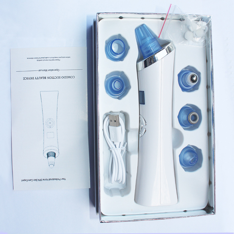 6 Head Pore Cleanser Electric Suction Vacuum Facial Comedo Acne Remover Extractor Tool kit Blackhead Remover Beauty Instrument