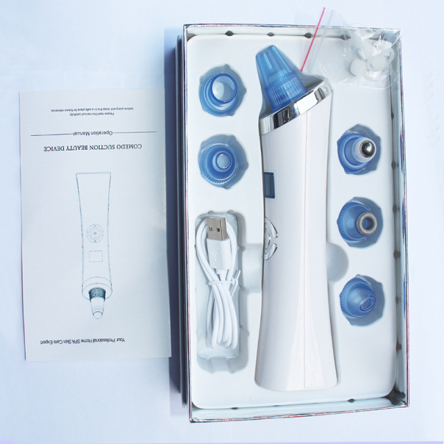 6 Head Pore Cleanser Electric Suction Vacuum Facial Comedo Acne Remover Extractor Tool kit Blackhead Remover Beauty Instrument