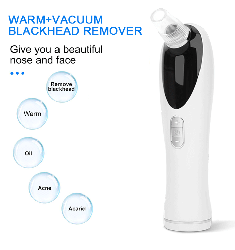 Hot Sale Blackhead Hot Compress Acne Pore Cleaner Blackhead Vacuum Remover Beauty Instrument